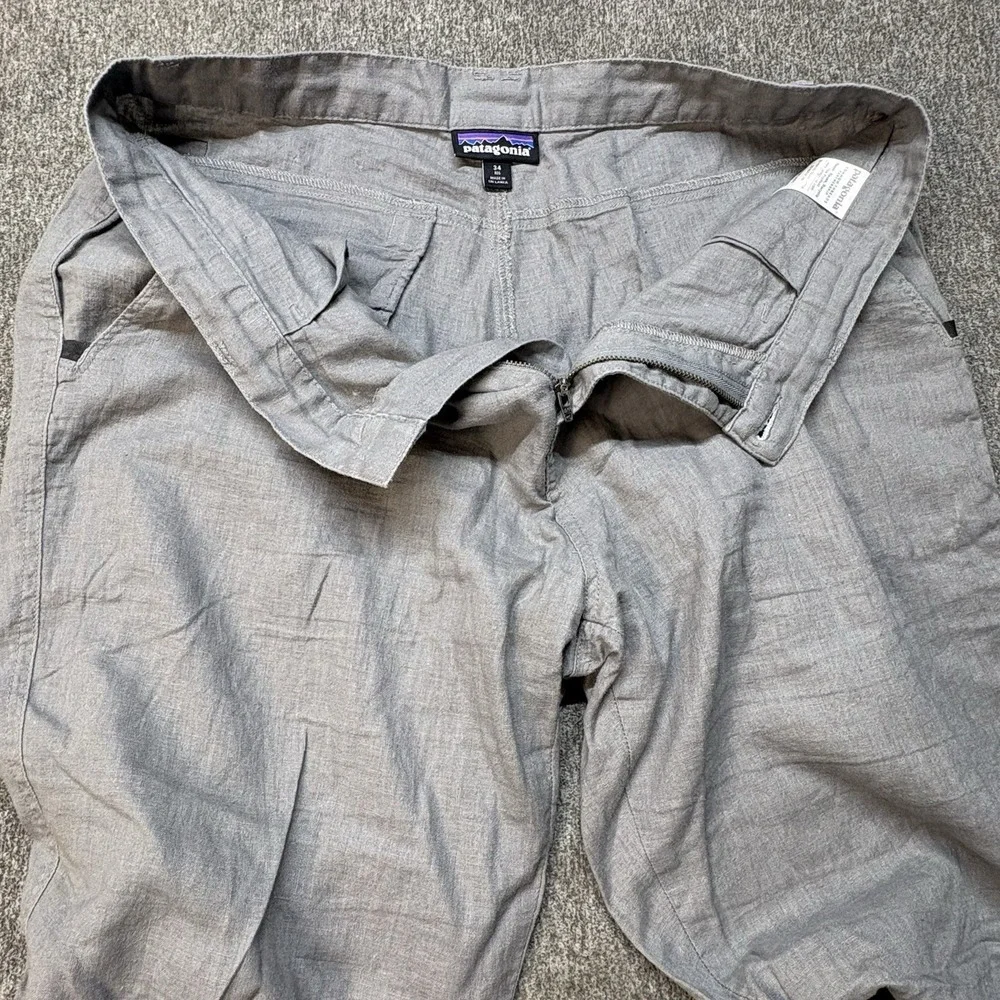 Patagonia Back Step Lightweight Pants Mens 34 Reg Hemp Cotton Regular Fit 33X32